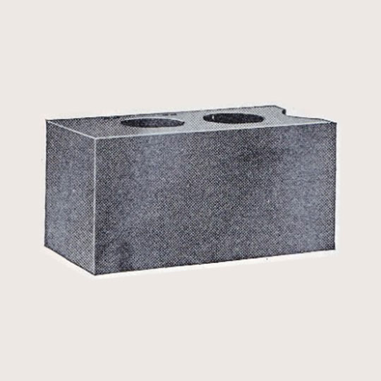Illustration of a plain concrete block design